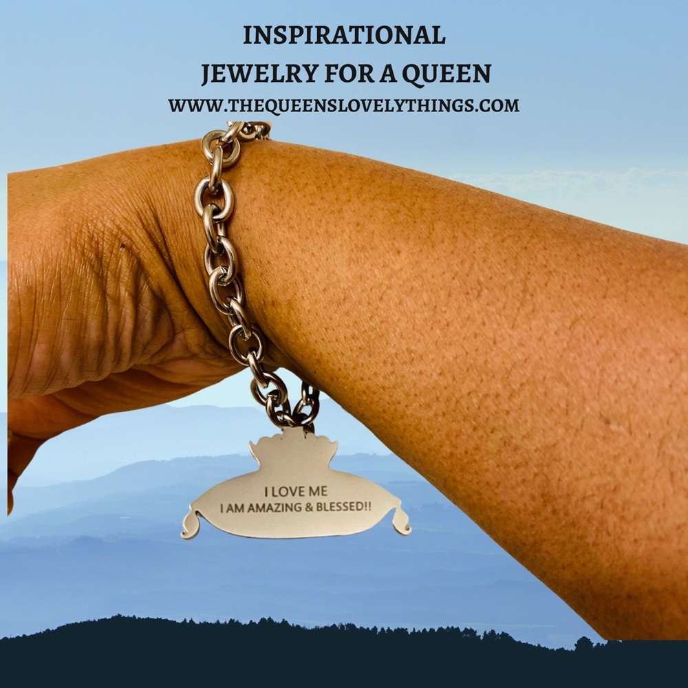 QLT Inspirational Charm Bracelet I love me